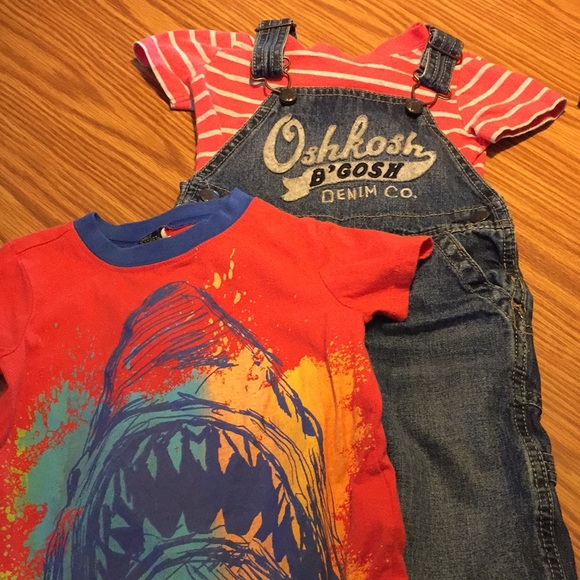 OshKosh B'gosh Other - NWOT Overalls & 2 tops